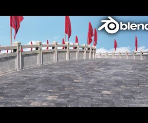 Ancient Pathway 3D Scene (Blender 5.1) - Free