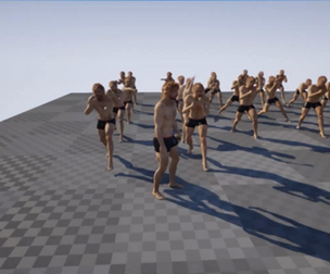 Muscular Western Male Base Character 3D Model Fully Rigged with UE Project Animation Library