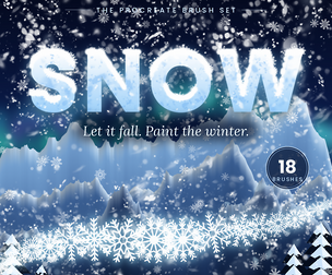 SNOW: Procreate Brush Set