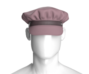 Men Newsboy Cap With Leather Strap | Marvelous / Clo3d / obj / fbx