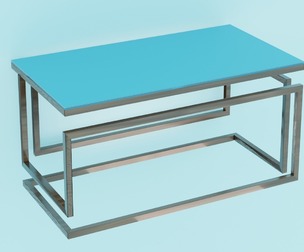 Glass Coffee Table Wooden