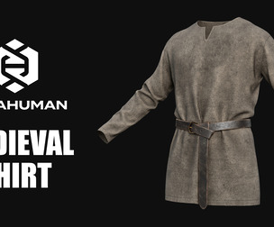 Medieval Shirt For MetaHuman Vol 01