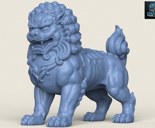 Chinese Guardian Mythological Lion