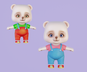 Stylized bear