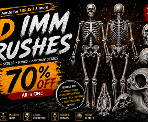 BIGGEST BONES MEGA PACK 8 IN ONE - 231 BRUSHES 70% Off