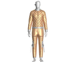 Men Puffer Jacket With Pant-Outfit | Marvelous / Clo3d / obj / fbx