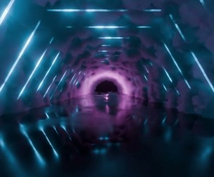 Neon Cyberpunk Tunnel