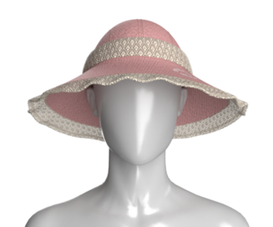Girls Sun Hat | Marvelous / Clo3d / obj / fbx