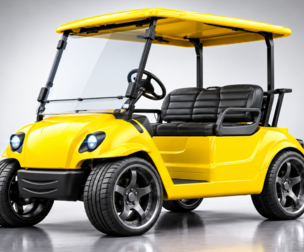 Yamaha Golf Cart Utility Vehicle 3D Model
