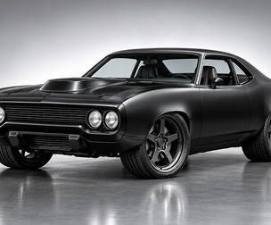 Plymouth Road Runner Classic Car 3D Model