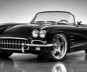 Chevrolet Corvette 1960 Classic Sports Car 3D Model