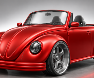 Volkswagen Beetle Convertible 1975 3D Model