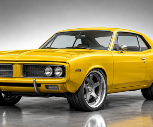 Dodge Charger 1972 Classic Muscle Car 3D Model