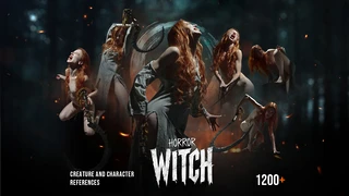 1200+ Horror Witch Poses - Creature & Character References cover