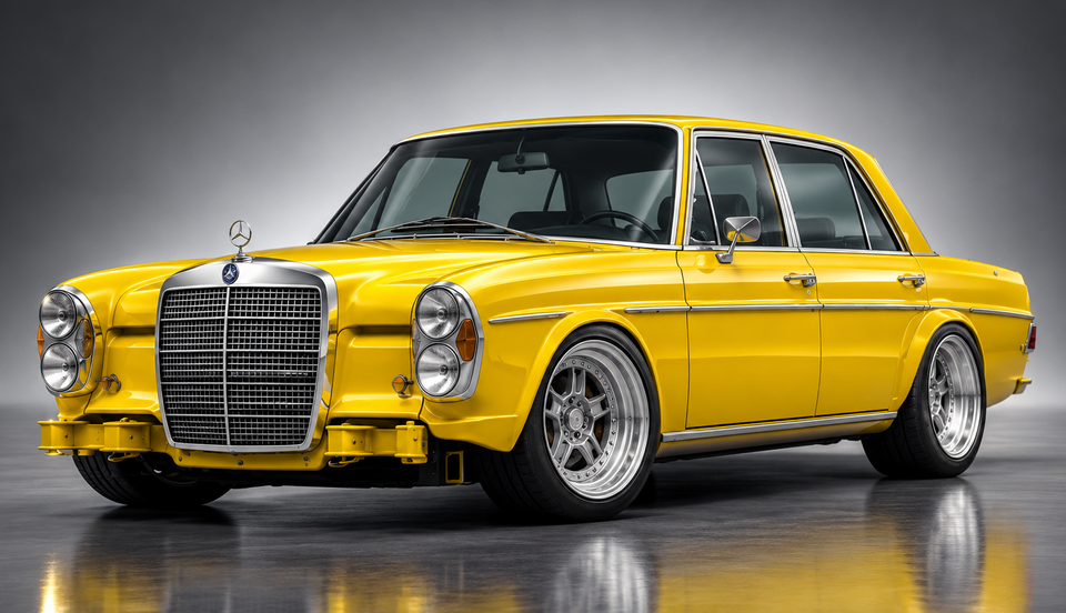 Mercedes-Benz 300 SEL 6.8 AMG Racing Car 3D Model
