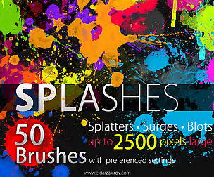 50 HQ SPLASHES Brush Set