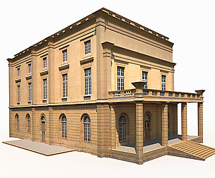 Public Building 187 Low Poly