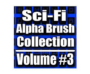 Sci-Fi Alpha Brush Collection- Volume #3