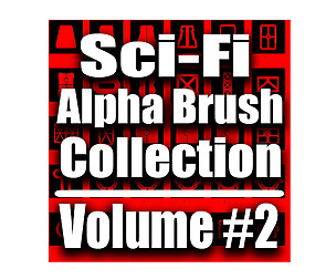 Sci-Fi Alpha Brush Collection- Volume #2