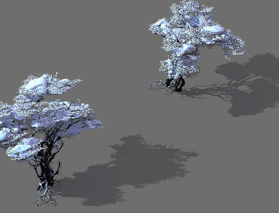 Game Model - Snow - Dead Tree 03