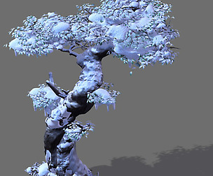 Game Models - Snow - Trees 05