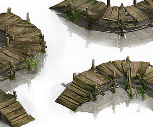 Lake - wooden bridge