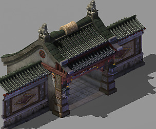 Capital city planning - House gate