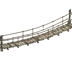 Mountain - rope bridge