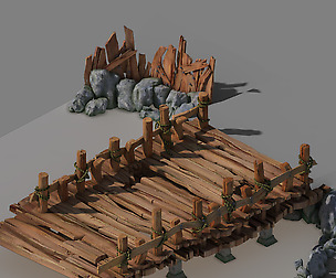 Xiangyang City - Wooden Bridge 01