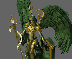 Dragon Lair - Statue of War Goddess