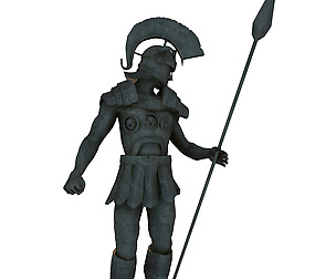 Roman Hero - Statue of Soldier