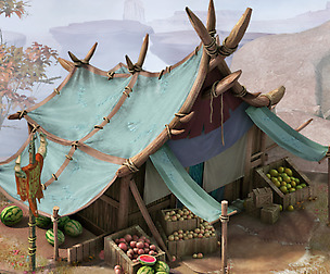 Forgotten land - fruit stand