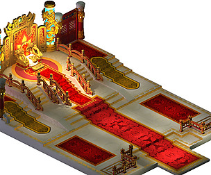 Ancient capital building - palace floor
