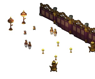 Ancient Capital Building - Royal Palace Floor