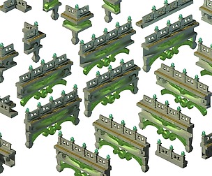 Kunlun - Square railings 01