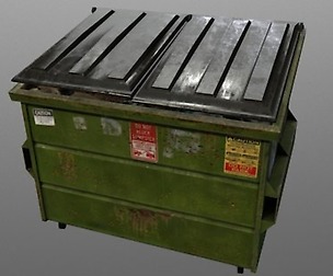 Realistic Dumpster PBR