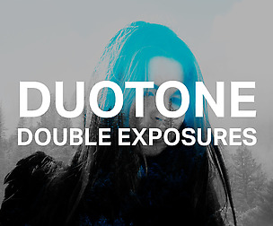 Duotone Double Exposures