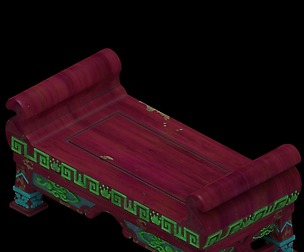 Lee pagoda - five layers of debris - table