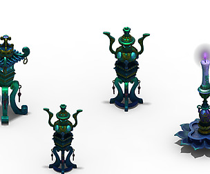 Pagoda - Censer - Candlestick