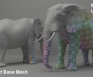 Elephant Base Mesh