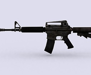 3DRT - Modern firearms animated Vol. 1 - M16
