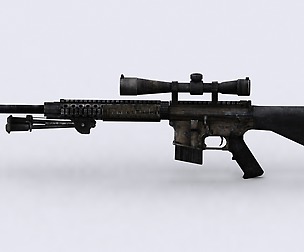 3DRT - Modern firearms animated Vol. 1 - MK12