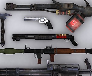 3DRT - Modern firearms animated VOL.2