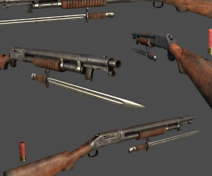 3DRT - Modern firearms animated VOL.3