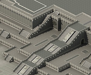 Royal terrain - both sides of the platform 01