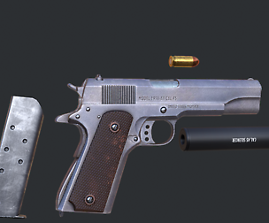 3DRT - Modern firearms animated vol.3 - m1911