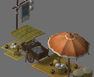 Street vendors - grocery stalls 01