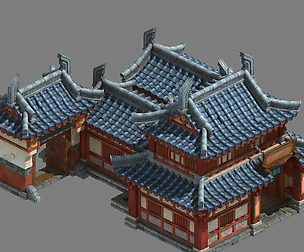 Ancient Chinese architecture - craft shop