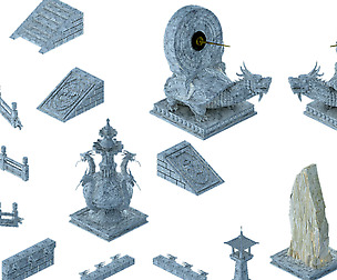 Ancient Chinese architecture - accessories 043
