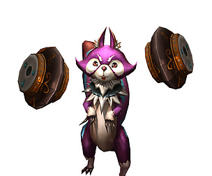 Game Animation Role - Lightning Mink
